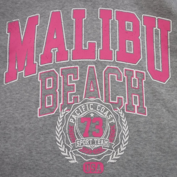 SHEIN "Malibu" Beach Gray Hooded Sweatdress Women L ~NWT~ - Picture 7 of 7